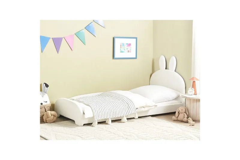 Lastensänky Perros - Valkoinen - Huonekalut - Lasten kalusteet - Lastensängyt & juniorisängyt - Tavallinen lastensänky