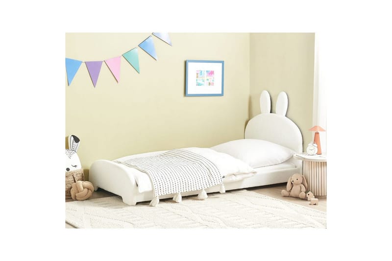 Lastensänky Perros - Valkoinen - Huonekalut - Lasten kalusteet - Lastensängyt & juniorisängyt - Tavallinen lastensänky