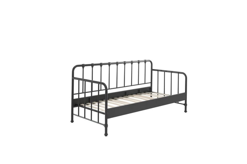 Mökkisänky Bronxx Musta 90x200 cm - Huonekalut - Lasten kalusteet - Lastensängyt & juniorisängyt - Tavallinen lastensänky