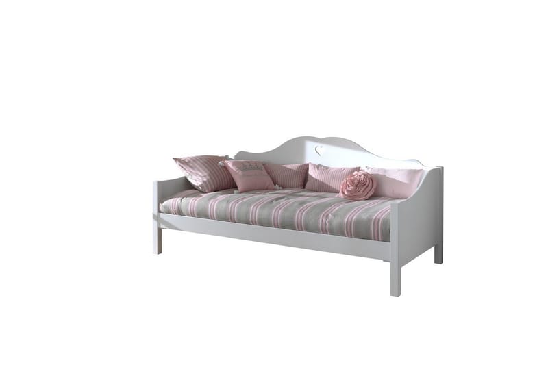 Mökkisänky laatikolla Amori 90 x 200 cm Valkoinen - Huonekalut - Lasten kalusteet - Lastensängyt & juniorisängyt - Tavallinen lastensänky