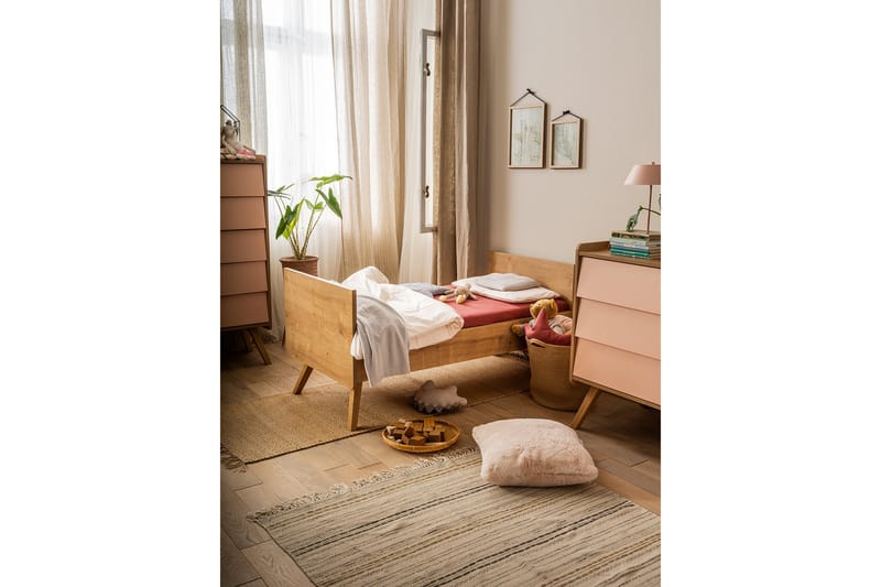 Pinnasänky Vintage 70x140 cm Puu/Luonnonväri - VOX - Huonekalut - Lasten kalusteet - Lastensängyt & juniorisängyt - Pinnasänky