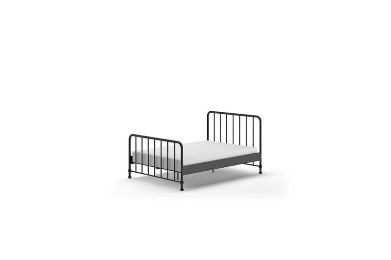Sänky Bronxx Musta, 140 x 200 cm - Musta, 140 x 200 cm - Huonekalut - Lasten kalusteet - Lastensängyt & juniorisängyt - Tavallinen lastensänky