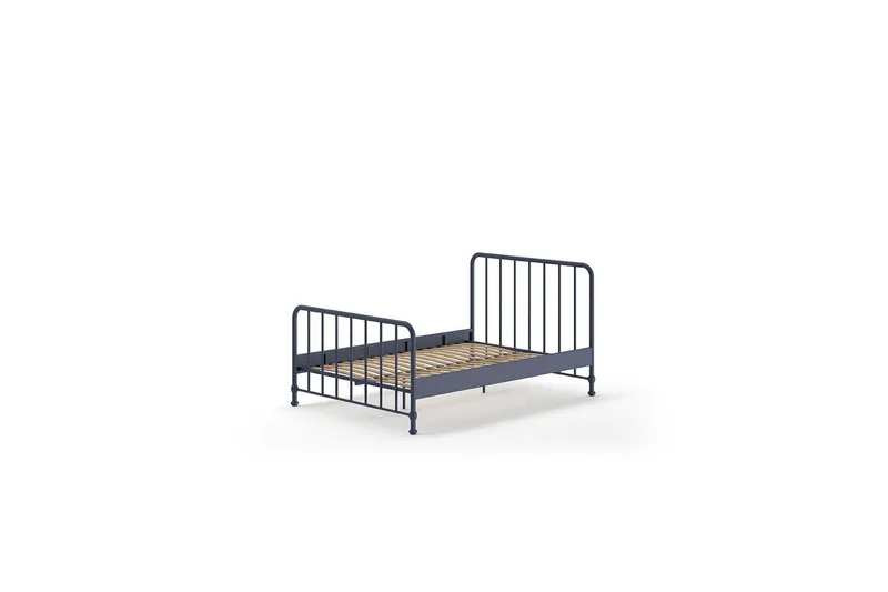 Sänky Bronxx Sininen, 140 x 200 cm - Sininen, 140 x 200 cm - Huonekalut - Lasten kalusteet - Lastensängyt & juniorisängyt - Tavallinen lastensänky