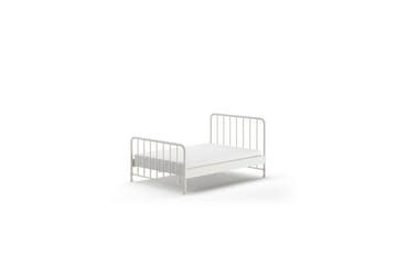 Sänky Bronxx Valkoinen, 140 x 200 cm - Valkoinen, 140 x 200 cm - Huonekalut - Lasten kalusteet - Lastensängyt & juniorisängyt - Tavallinen lastensänky