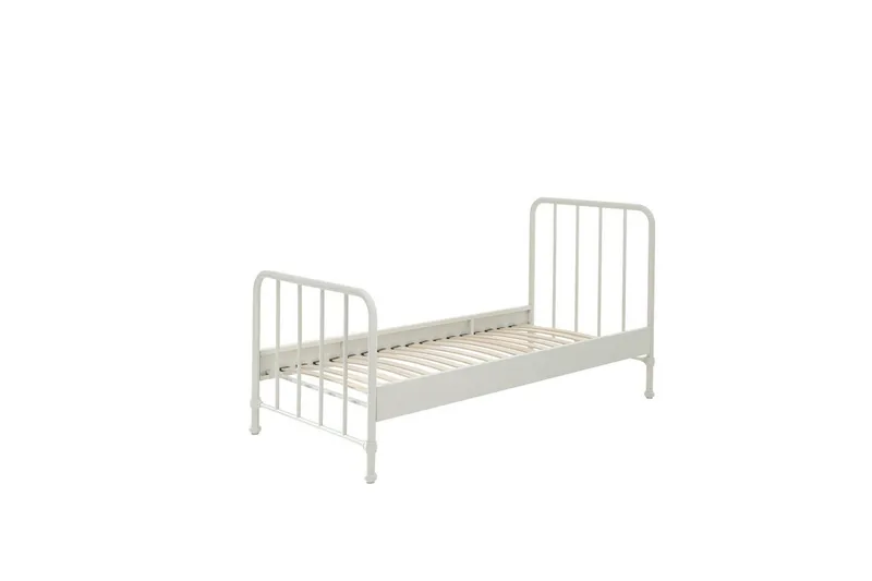 Sänky Bronxx Valkoinen, 90 x 200 cm, Valkoinen, 90 x 200 cm