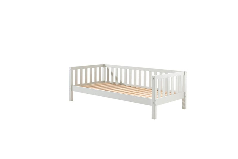 Sänky Fritz yhdellä Laatikkolla Valkoinen - Valkoinen - Huonekalut - Lasten kalusteet - Lastensängyt & juniorisängyt - Tavallinen lastensänky