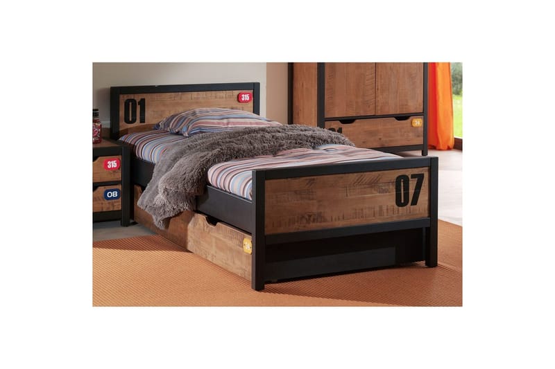 Sänky laatikolla Alex - Huonekalut - Lasten kalusteet - Lastensängyt & juniorisängyt - Tavallinen lastensänky