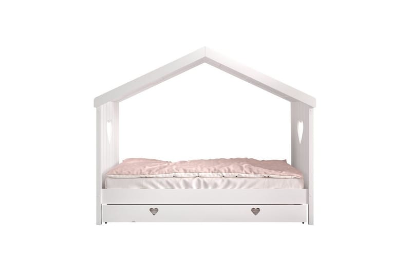 Sänky laatikolla Amori Valkoinen - Huonekalut - Lasten kalusteet - Lastensängyt & juniorisängyt - Talosänky