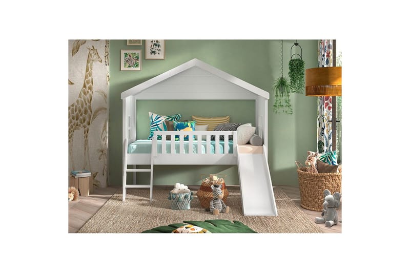 Sänky liukumäellä Bouse-sänky - Huonekalut - Lasten kalusteet - Lastensängyt & juniorisängyt - Talosänky