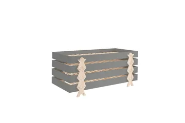 Sänky Modulo hymyilevillä jaloilla Harmaa, 4