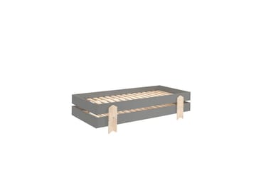Sänky Modulo nuolijaloilla Harmaa, 4 - Harmaa, 4 - Huonekalut - Lasten kalusteet - Lastensängyt & juniorisängyt - Tavallinen lastensänky