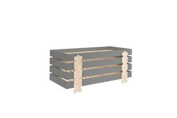 Sänky Modulo palapalajaloilla Harmaa, 4