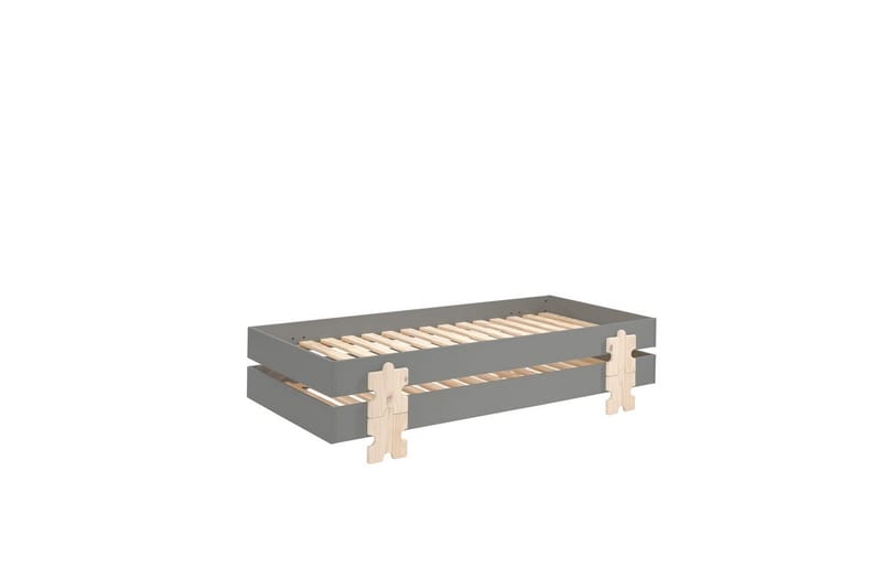 Sänky Modulo palapalajaloilla Harmaa, 2, Harmaa, 2