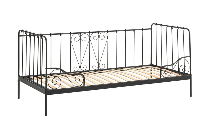 Sänky Stavasjö 90x200 cm - Musta - Huonekalut - Lasten kalusteet - Lastensängyt & juniorisängyt - Tavallinen lastensänky