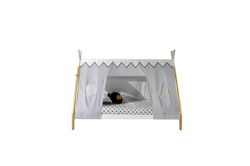 Sänky tekstiileillä Tipi 90x200 cm Jaloilla, Jaloilla