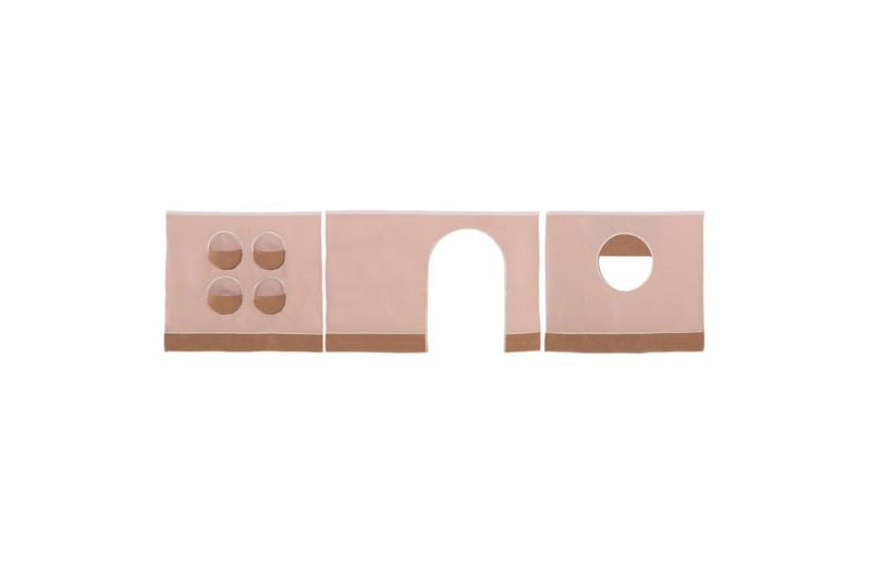 Sänky tekstiilisarjalla (puoliparvi) Forrest Valkoinen - Valkoinen - Huonekalut - Lasten kalusteet - Lastensängyt & juniorisängyt - Talosänky