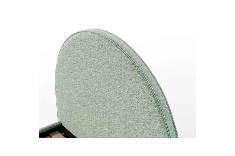 Sänky yöpöydällä Kuu 90x200 cm Oliivinvihreä - Oliivinvihreä - Huonekalut - Lasten kalusteet - Lastensängyt & juniorisängyt - Tavallinen lastensänky