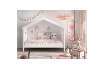 Talo sänky Amori 90 x 200 cm Valkoinen - Huonekalut - Lasten kalusteet - Lastensängyt & juniorisängyt - Talosänky
