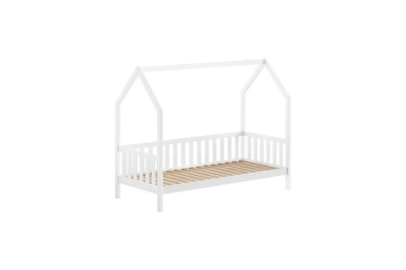 Talo sänky sängynalustalla Cabane 90x200 cm Valkoinen - Valkoinen - Huonekalut - Lasten kalusteet - Lastensängyt & juniorisängyt - Tavallinen lastensänky
