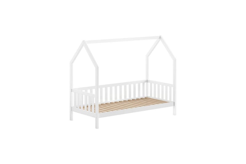 Talon muotoinen sänky Cabane 90x200 cm Valkoinen - Valkoinen - Huonekalut - Lasten kalusteet - Lastensängyt & juniorisängyt - Tavallinen lastensänky