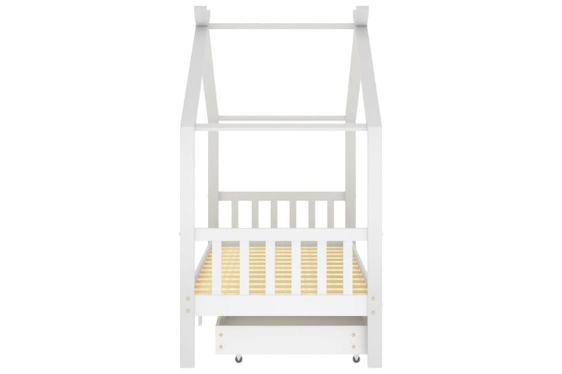 Lasten sängynrunko laatikoilla täysi mänty 90x200 cm - Huonekalut - Lasten kalusteet - Lastensängyt & juniorisängyt - Talosänky