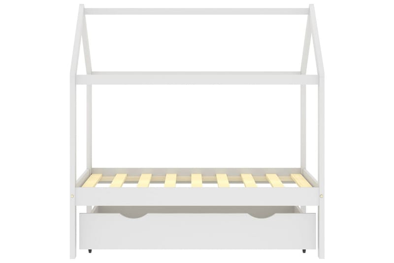 Lasten sängynrunko laatikolla täysi mänty 70x140 cm - Huonekalut - Lasten kalusteet - Lastensängyt & juniorisängyt - Talosänky
