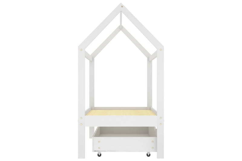 Lasten sängynrunko laatikolla täysi mänty 70x140 cm - Huonekalut - Lasten kalusteet - Lastensängyt & juniorisängyt - Talosänky