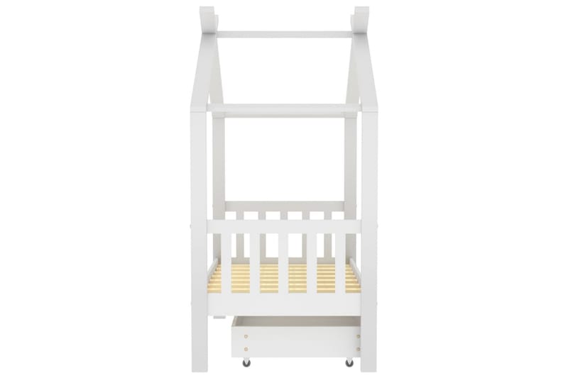 Lasten sängynrunko laatikolla täysi mänty 70x140 cm - Huonekalut - Lasten kalusteet - Lastensängyt & juniorisängyt - Talosänky