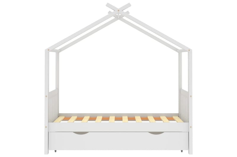 Lasten sängynrunko laatikolla täysi mänty 80x160 cm - Huonekalut - Lasten kalusteet - Lastensängyt & juniorisängyt - Talosänky