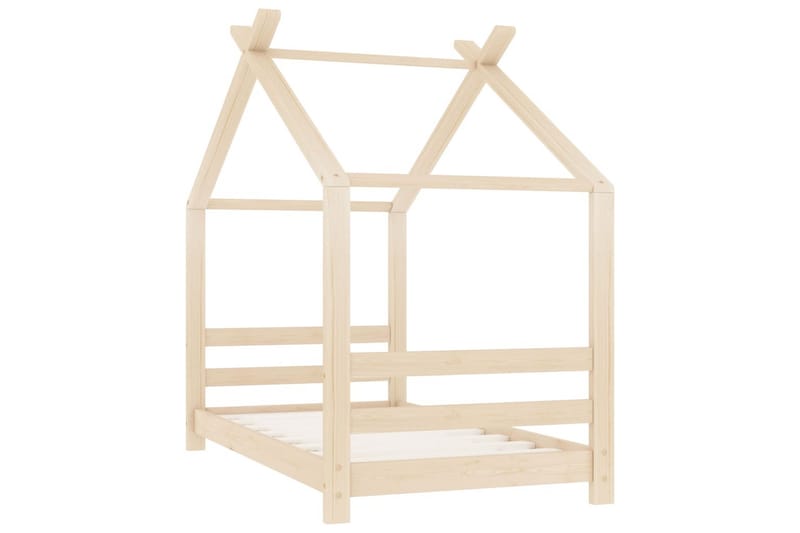 Lasten sängynrunko täysi mänty 70x140 cm - Huonekalut - Lasten kalusteet - Lastensängyt & juniorisängyt - Talosänky