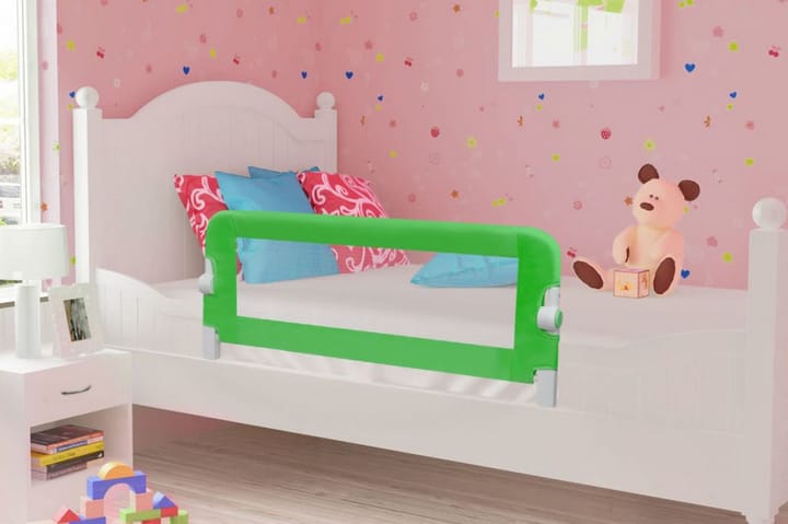 Turvalaita lapsen sänkyyn 102 x 42 cm vihreä - Vihreä - Lastensängyt & juniorisängyt