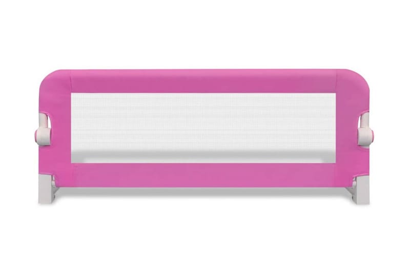 Turvalaita sänkyyn 2 kpl vaaleanpunainen 102x42 cm - Pinkki - Huonekalut - Lasten kalusteet - Lastensängyt & juniorisängyt