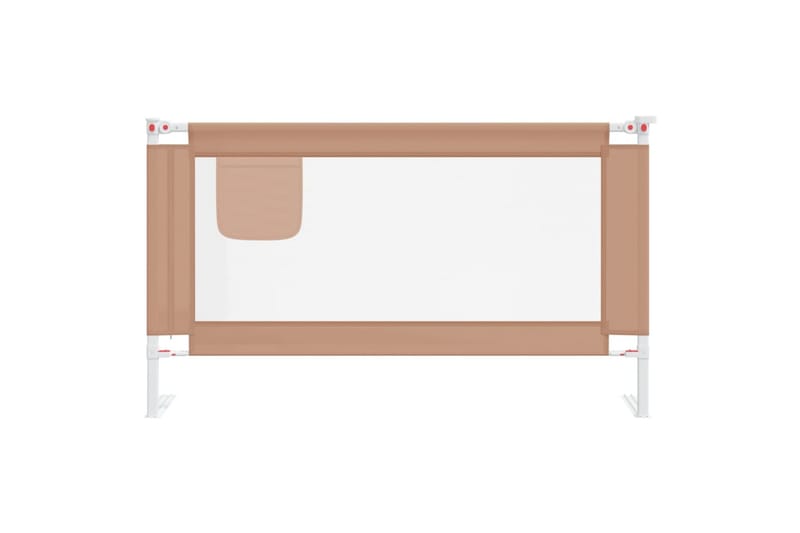 Turvalaita sänkyyn harmaanruskea 140x25 cm kangas - Taupe - Huonekalut - Lasten kalusteet - Lastensängyt & juniorisängyt