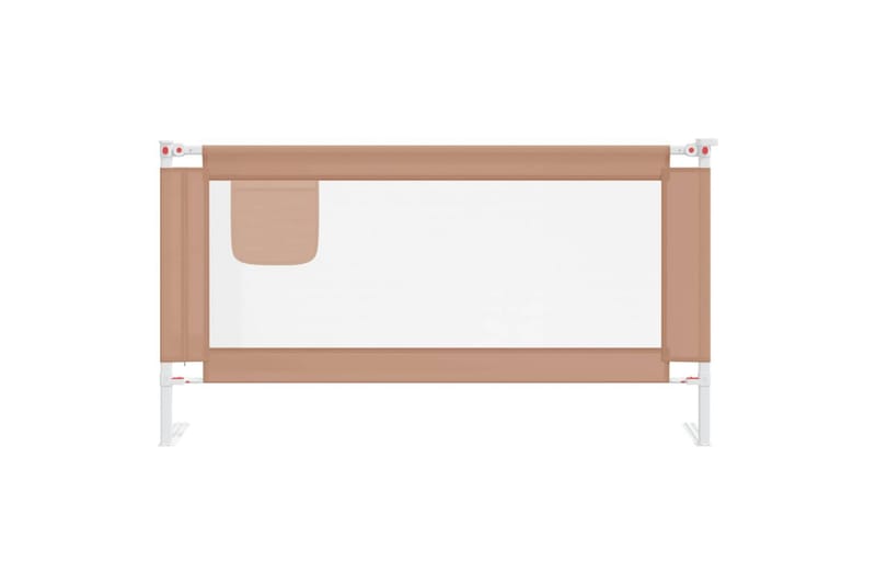 Turvalaita sänkyyn harmaanruskea 160x25 cm kangas - Taupe - Huonekalut - Lasten kalusteet - Lastensängyt & juniorisängyt