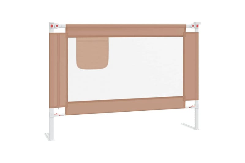 Turvalaita sänkyyn harmaanruskea 90x25 cm kangas - Taupe - Huonekalut - Lasten kalusteet - Lastensängyt & juniorisängyt