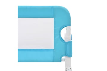 Turvalaita sänkyyn sininen 120x42 cm polyesteri - Sininen - Huonekalut - Lasten kalusteet - Lastensängyt & juniorisängyt