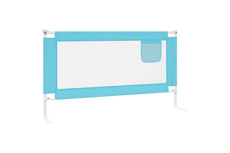 Turvalaita sänkyyn sininen 150x25 cm kangas - Sininen - Huonekalut - Lasten kalusteet - Lastensängyt & juniorisängyt