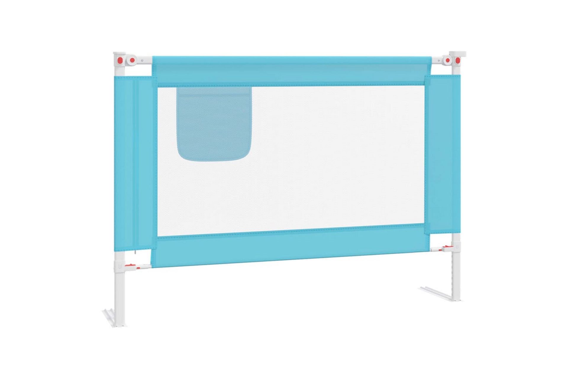 Turvalaita sänkyyn sininen 90x25 cm kangas - Sininen - Huonekalut - Lasten kalusteet - Lastensängyt & juniorisängyt