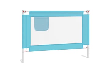Turvalaita sänkyyn sininen 90x25 cm kangas - Sininen - Huonekalut - Lasten kalusteet - Lastensängyt & juniorisängyt