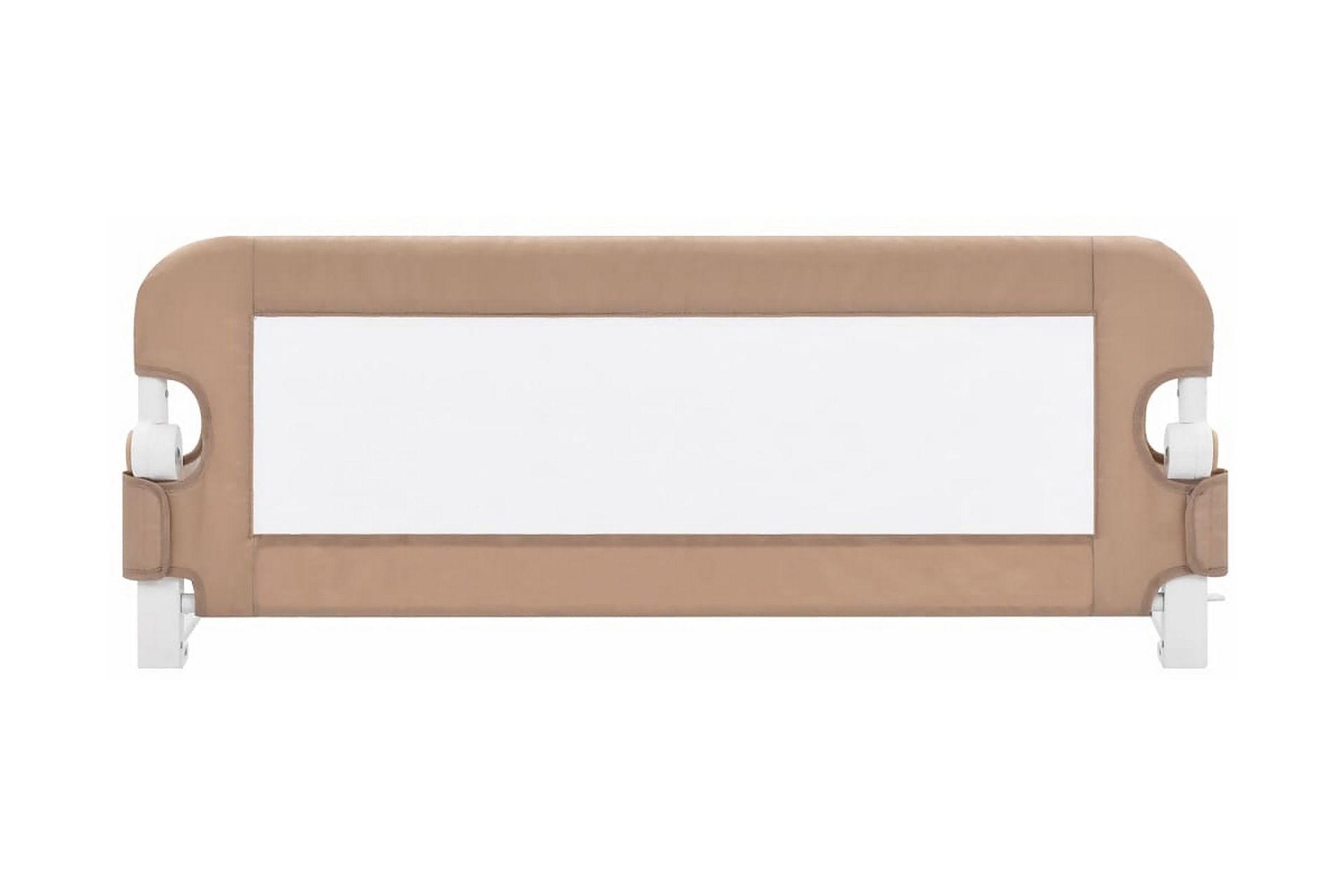 Turvalaita sänkyyn taupe 102x42 cm polyesteri - Ruskea - Huonekalut - Lasten kalusteet - Lastensängyt & juniorisängyt
