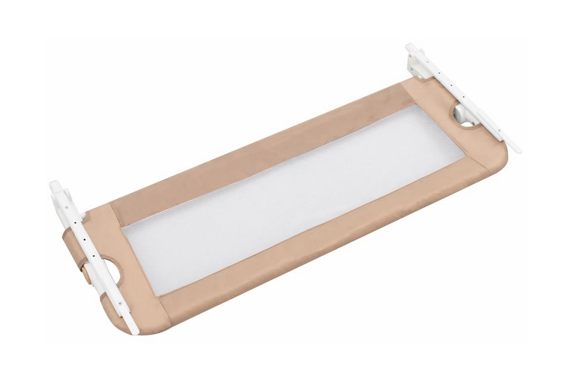 Turvalaita sänkyyn taupe 102x42 cm polyesteri - Ruskea - Huonekalut - Lasten kalusteet - Lastensängyt & juniorisängyt