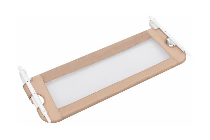 Turvalaita sänkyyn taupe 102x42 cm polyesteri - Ruskea - Huonekalut - Lasten kalusteet - Lastensängyt & juniorisängyt