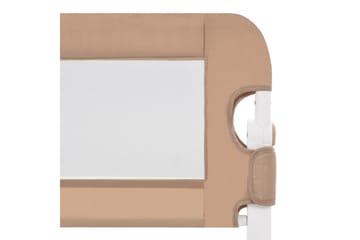 Turvalaita sänkyyn taupe 102x42 cm polyesteri - Ruskea - Huonekalut - Lasten kalusteet - Lastensängyt & juniorisängyt