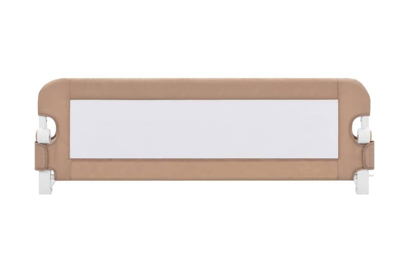 Turvalaita sänkyyn taupe 120x42 cm polyesteri - Ruskea - Huonekalut - Lasten kalusteet - Lastensängyt & juniorisängyt