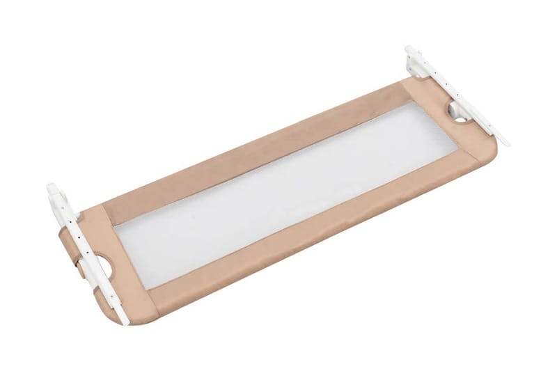 Turvalaita sänkyyn taupe 120x42 cm polyesteri - Ruskea - Huonekalut - Lasten kalusteet - Lastensängyt & juniorisängyt