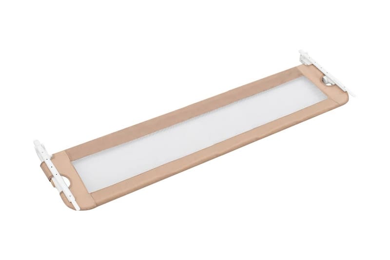 Turvalaita sänkyyn taupe 180x42 cm polyesteri - Ruskea - Huonekalut - Lasten kalusteet - Lastensängyt & juniorisängyt