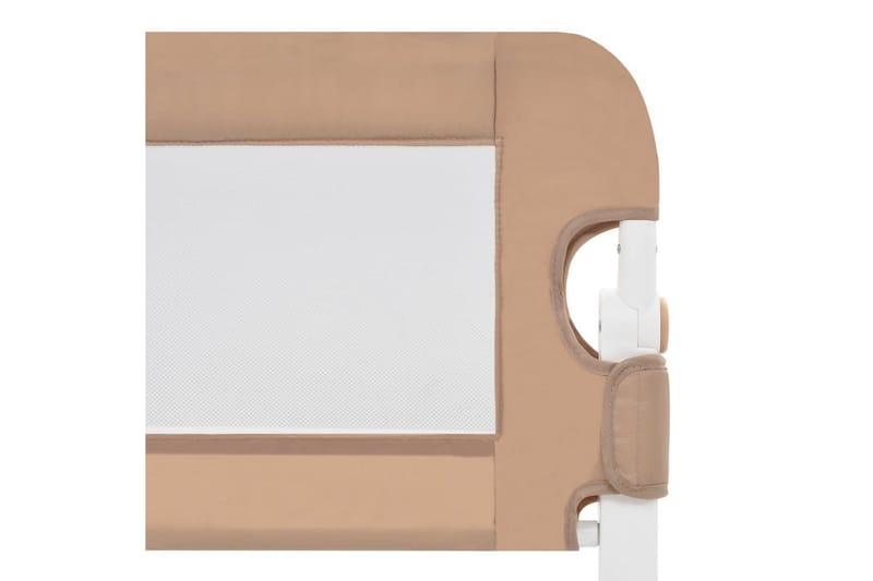 Turvalaita sänkyyn taupe 180x42 cm polyesteri - Ruskea - Huonekalut - Lasten kalusteet - Lastensängyt & juniorisängyt