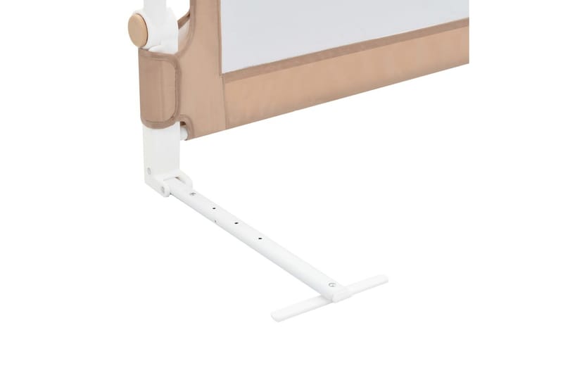 Turvalaita sänkyyn taupe 180x42 cm polyesteri - Ruskea - Huonekalut - Lasten kalusteet - Lastensängyt & juniorisängyt