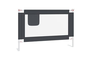 Turvalaita sänkyyn tummanharmaa 100x25 cm kangas - Harmaa - Huonekalut - Lasten kalusteet - Lastensängyt & juniorisängyt