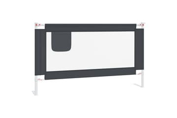 Turvalaita sänkyyn tummanharmaa 140x25 cm kangas - Harmaa - Huonekalut - Lasten kalusteet - Lastensängyt & juniorisängyt